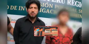 Cae pareja apodada “Los Tóxicos” con armamento y drogas en operativo en Villa El Salvador Cae pareja apodada “Los Tóxicos” con armamento y drogas en operativo en Villa El Salvador