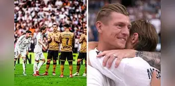 Luka Modric salió del Bernabéu por última vez como jugador del Real Madrid: se despidió entre lágrimas y tuvo inmortal abrazo con Toni Kroos Luka Modric salió del Bernabéu por última vez como jugador del Real Madrid: se despidió entre lágrimas y tuvo inmortal abrazo con Toni Kroos