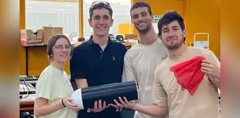 Estudiantes crean un satélite y representarán a Sudamérica en competencia de la NASA Estudiantes crean un satélite y representarán a Sudamérica en competencia de la NASA