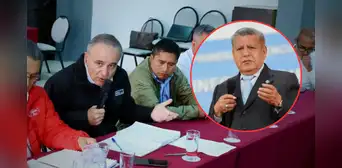 Ministro de Energía y Minas llama a César Acuña en plena conferencia sobre acuerdos en Pataz: “No vaya a ser que se moleste” Ministro de Energía y Minas llama a César Acuña en plena conferencia sobre acuerdos en Pataz: “No vaya a ser que se moleste”