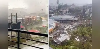 Fuerte tornado arrasa con casas y carros en Chile: autoridades decretan alerta roja en Puerto Varas Fuerte tornado arrasa con casas y carros en Chile: autoridades decretan alerta roja en Puerto Varas