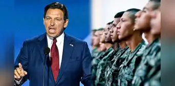 Duro golpe de Ron Desantis en Florida: nueva ley sancionaría drásticamente a este grupo por difundir falsedades sobre servicios militares Duro golpe de Ron Desantis en Florida: nueva ley sancionaría drásticamente a este grupo por difundir falsedades sobre servicios militares