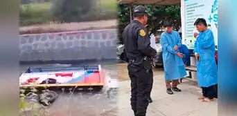 Cinco personas salvan de morir tras caída de enorme camión al canal Taymi en Lambayeque: conductor fue detenido Cinco personas salvan de morir tras caída de enorme camión al canal Taymi en Lambayeque: conductor fue detenido