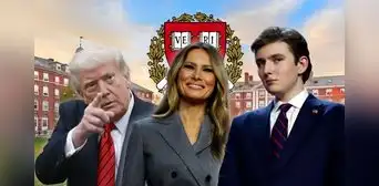 Portavoz de Melania Trump niega represalias del presidente de EEUU contra Harvard por su hijo: “Barron no solicitó ingreso” Portavoz de Melania Trump niega represalias del presidente de EEUU contra Harvard por su hijo: “Barron no solicitó ingreso”