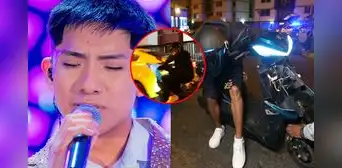 Oscar Junior, heredero de La Bella Luz, choca en moto mientras hacía transmisión en vivo para Kick