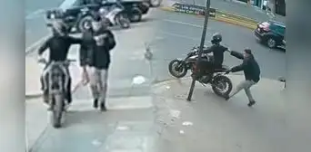 ¡Increíble! Joven se sube a la moto de ladrón y recupera su celular en SJL segundos después del robo ¡Increíble! Joven se sube a la moto de ladrón y recupera su celular en SJL segundos después del robo