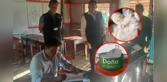 Hallan líquido flemoso en conservas para escolares de Loreto: aún se repartían bajo orden de Wasi Mikuna, pese a previa suspensión Hallan líquido flemoso en conservas para escolares de Loreto: aún se repartían bajo orden de Wasi Mikuna, pese a previa suspensión