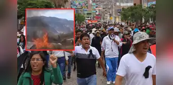 Enfrentamiento entre comunidades mineras de Ayacucho por disputa territorial deja dos heridos: turba lanzó camioneta al abismo Enfrentamiento entre comunidades mineras de Ayacucho por disputa territorial deja dos heridos: turba lanzó camioneta al abismo