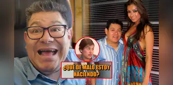 Dilbert Aguilar niega problemas con su esposa tras polémico reencuentro con Claudia Portocarrero: "¿Qué de malo estoy haciendo?"