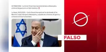 Al 26 de mayo de 2025, la Corte Penal Internacional no declaró "criminal de guerra" a Benjamin Netanyahu
