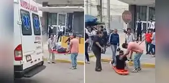 ¡Insólito! Ambulancia ignora a 'herido' durante simulacro nacional y escena es viral: "Mejor vas caminando" ¡Insólito! Ambulancia ignora a 'herido' durante simulacro nacional y escena es viral: "Mejor vas caminando"
