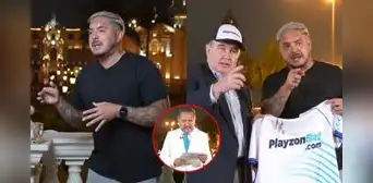 ‘Loco’ Vargas y Rafael López Aliaga se reencuentran tras rumores de paternidad y revelan: “Con 99% de probabilidad, es su padre”
