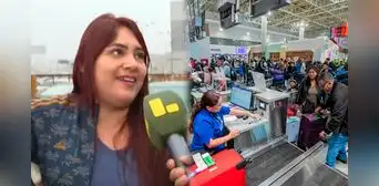 Pasajera de Aeropuerto Jorge Chávez despide a familiar, pero tendrá que recogerlo en el nuevo terminal: "No sé cómo llegar" Pasajera de Aeropuerto Jorge Chávez despide a familiar, pero tendrá que recogerlo en el nuevo terminal: "No sé cómo llegar"