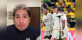Fanodric hace una simulación del sorteo de los octavos de final de la Copa Libertadores y reacciona al posible rival de la U: ''Lo grito como un gol''