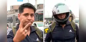 Motorizado sin chaleco intenta escapar de intervención en operativo: "¿En Perú quién cumple las reglas?" Motorizado sin chaleco intenta escapar de intervención en operativo: "¿En Perú quién cumple las reglas?"