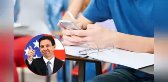 Duro golpe de Ron DeSantis: Florida prohibiría los celulares en escuelas públicas de primaria y secundaria con nueva ley HB 1105
