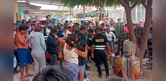 Acribillan a obrero a pocos metros de colegio en Piura: vecinos corrieron tras sicarios Acribillan a obrero a pocos metros de colegio en Piura: vecinos corrieron tras sicarios
