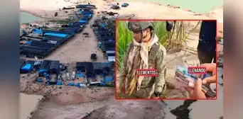 Madre de Dios: soldados del Ejército son grabados cobrando cupos a mineros ilegales en La Pampa