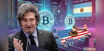 EE.UU. congela US$280 millones por presunto fraude con criptomoneda $Libra vinculada a Javier Milei
