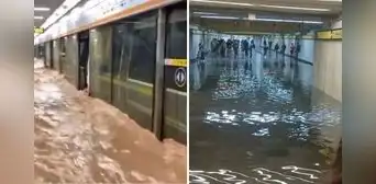 Línea A del Metro CDMX cerrada por inundaciones tras intensas lluvias y RTP brinda servicio alternativo a usuarios Línea A del Metro CDMX cerrada por inundaciones tras intensas lluvias y RTP brinda servicio alternativo a usuarios