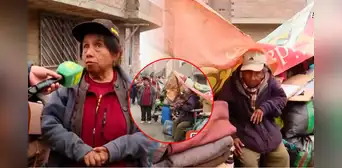 Adultos mayores en Ate viven en la calle desde hace 1 mes tras no pagar S/300 de alquiler: "Mi hijo está ausente"