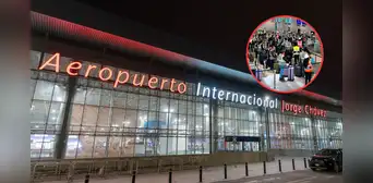 LAP sobre aglomeración de personas en el nuevo Jorge Chávez: “No eran pasajeros, eran curiosos” LAP sobre aglomeración de personas en el nuevo Jorge Chávez: “No eran pasajeros, eran curiosos”
