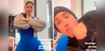Christian Cueva sorprende con peculiar gesto durante grabación de Pamela Franco en redes sociales Christian Cueva sorprende con peculiar gesto durante grabación de Pamela Franco en redes sociales