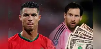 Mientras Messi goza de una importante fortuna, Cristiano Ronaldo lo destrona y entra a ranking histórico