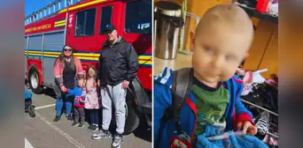 Un niño fue diagnosticado con dos tipos raros de cáncer en Reino Unido: Un brillo blanco en ojo alertó a sus padres