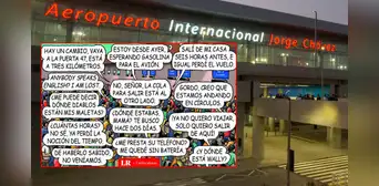 Las fallas del Nuevo Aeropuerto Jorge Chávez: Carlincatura expone los reclamos y malestar de los pasajeros Las fallas del Nuevo Aeropuerto Jorge Chávez: Carlincatura expone los reclamos y malestar de los pasajeros