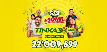 Resultados de La Tinka EN VIVO HOY miércoles 4 de junio: números ganadores, premios y el Pozo Millonario