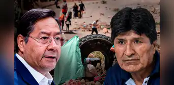 Crece la tensión en Bolivia: Luis Arce acusa a Evo Morales de presionar su "candidatura inconstitucional" con bloqueo de alimentos Crece la tensión en Bolivia: Luis Arce acusa a Evo Morales de presionar su "candidatura inconstitucional" con bloqueo de alimentos