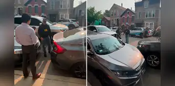Vecinos de Chicago se enfrentan a gritos con agentes del ICE tras arrestar a dos inmigrantes mexicanos