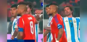 Filtran el cruce entre Arturo Vidal y Rodrigo De Paul: el volante chileno empujó al argentino cuando este quería abrazarlo Filtran el cruce entre Arturo Vidal y Rodrigo De Paul: el volante chileno empujó al argentino cuando este quería abrazarlo