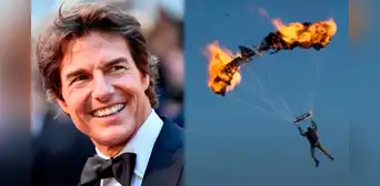 Tom Cruise obtiene récord Guinness por acrobacia desde un helicóptero en la más reciente entrega de 'Misión Imposible' Tom Cruise obtiene récord Guinness por acrobacia desde un helicóptero en la más reciente entrega de 'Misión Imposible'