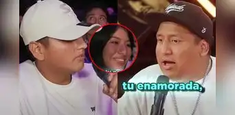 Peruano comete blooper al presentar a su novia en show de Jorge Luna: “Estamos por un tiempo”