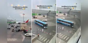 Pasajero graba bus similar a 'Los Chinos' en el nuevo aeropuerto Jorge Chávez y redes bromean: "Te llevan hasta el avión y rápido" Pasajero graba bus similar a 'Los Chinos' en el nuevo aeropuerto Jorge Chávez y redes bromean: "Te llevan hasta el avión y rápido"