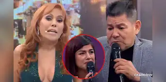 Magaly Medina comete infidencia y detalla cómo fue el encuentro entre Dilbert Aguilar y Jhazmín Gutarra: "Ni siquiera se soportaban"