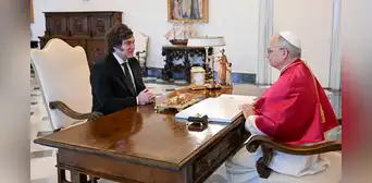 Papa León XIV se reunió con Javier Milei y confirmó que visitará Argentina, según portavoz presidencial Papa León XIV se reunió con Javier Milei y confirmó que visitará Argentina, según portavoz presidencial