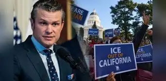 El secretario de Defensa de EEUU, Pete Hegseth, no descarta desplegar a marines tras protestas contra ICE en California El secretario de Defensa de EEUU, Pete Hegseth, no descarta desplegar a marines tras protestas contra ICE en California