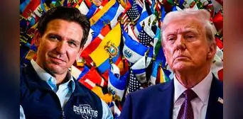 Trump, DeSantis y su duro golpe contra inmigrantes latinos: nueva ley firmada prohibirá vínculos comerciales con estos países de América Latina