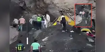 Trabajadores de obra de construcción mueren tras quedar sepultados durante deslizamiento de cerro en Áncash Trabajadores de obra de construcción mueren tras quedar sepultados durante deslizamiento de cerro en Áncash