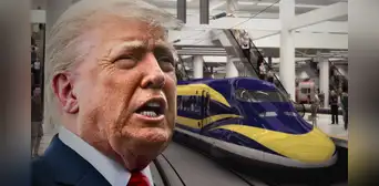 Trump podría retirar millonario fondo federal para frenar la construcción del megaproyecto ferroviario en California Trump podría retirar millonario fondo federal para frenar la construcción del megaproyecto ferroviario en California