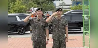 V y RM de BTS salen del servicio militar en Corea: mira las fotos y videos V y RM de BTS salen del servicio militar en Corea: mira las fotos y videos