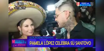 Novio de Pamela López le hace pasar bochornoso momento al darle ‘sorpresa’ por su cumpleaños 37 Novio de Pamela López le hace pasar bochornoso momento al darle ‘sorpresa’ por su cumpleaños 37