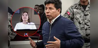 Pedro Castillo rechaza juicio en su contra y califica como 'monigote' a Dina Boluarte: "Acaba de cometer un delito a traición" Pedro Castillo rechaza juicio en su contra y califica como 'monigote' a Dina Boluarte: "Acaba de cometer un delito a traición"