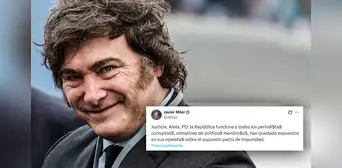 Javier Milei se pronuncia sobre la condena por corrupción impuesta a Cristina Kirchner: "Justicia. Fin"