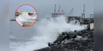 Oleajes anómalos duplicarán sus olas en el litoral peruano hasta el 13 de junio, según Marina de Guerra Oleajes anómalos duplicarán sus olas en el litoral peruano hasta el 13 de junio, según Marina de Guerra