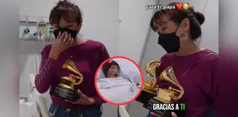Mimy Succar se quiebra al darle conmovedora sorpresa a su padre postrado en cama: "Está delicado de salud"