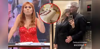 Marcelo Tinelli sorprende a Milett Figueroa con tremenda sorpresa por su cumpleaños, pero Magaly Medina lo expone: "Fue canje" Marcelo Tinelli sorprende a Milett Figueroa con tremenda sorpresa por su cumpleaños, pero Magaly Medina lo expone: "Fue canje"